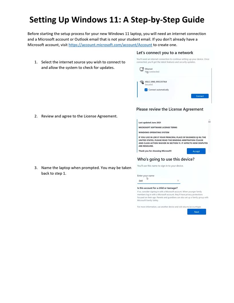 Windows 11 Setup PDF
