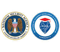 Seals for the National Security Agency, and centers for academic excellence in Cybersecurity