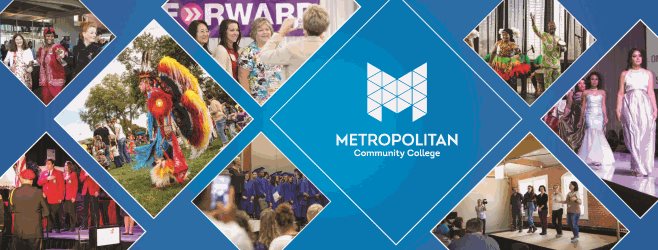 A collage of photos from past Metropolitan Community College events