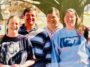 Picture of Noreen, brothers Terry and Kevin, and sister Colleen.