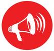 PA system blaring noise icon PA system blaring noise icon