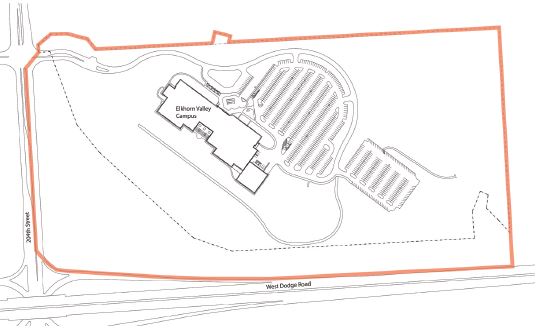 Map of Clery Boundary for Elkhorn Valley Campus Map of Clery Boundary for Elkhorn Valley Campus