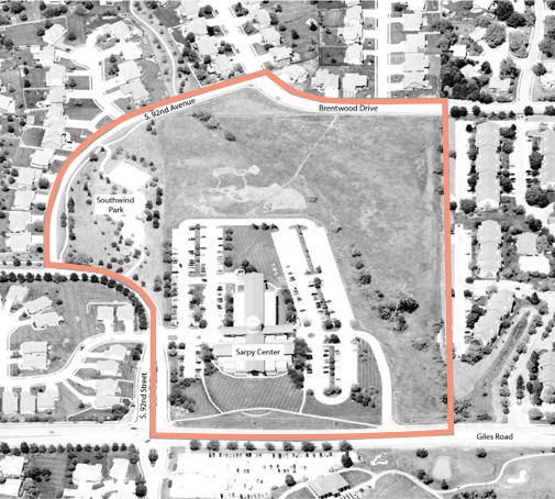 Map of Clery Boundary for Sarpy Center Map of Clery Boundary for Sarpy Center