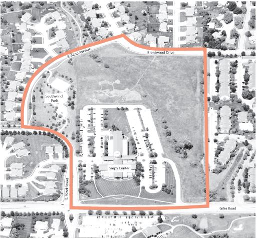 Map of Clery Boundary for Sarpy Center Map of Clery Boundary for Sarpy Center